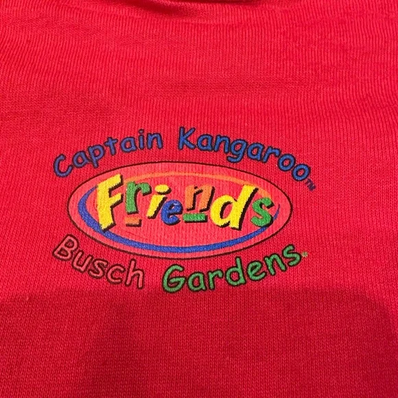NWOT Kids Vintage 1999 Busch Gardens Animal Mascot Graphic T-Shirt 4T Made inUSA - Picture 9 of 11
